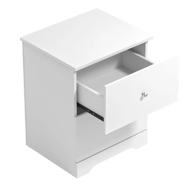 Galano Modern 2-Drawer Nightstand 18.7" W × 15.7" D × 23.7" H