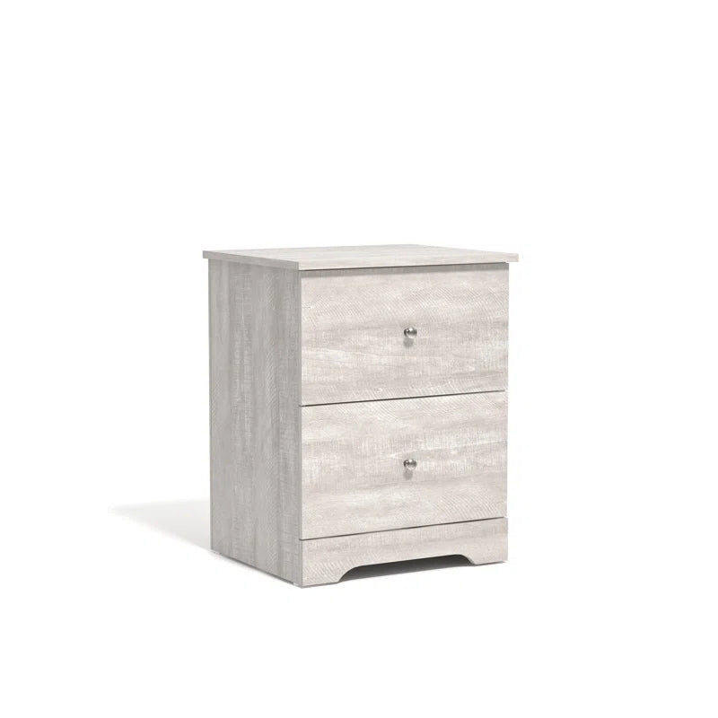 Galano Modern 2-Drawer Nightstand 18.7" W × 15.7" D × 23.7" H