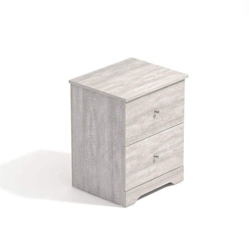 Galano Modern 2-Drawer Nightstand 18.7" W × 15.7" D × 23.7" H