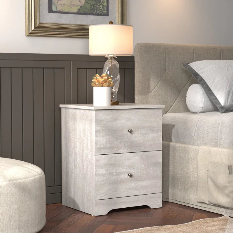 Galano Modern 2-Drawer Nightstand 18.7" W × 15.7" D × 23.7" H