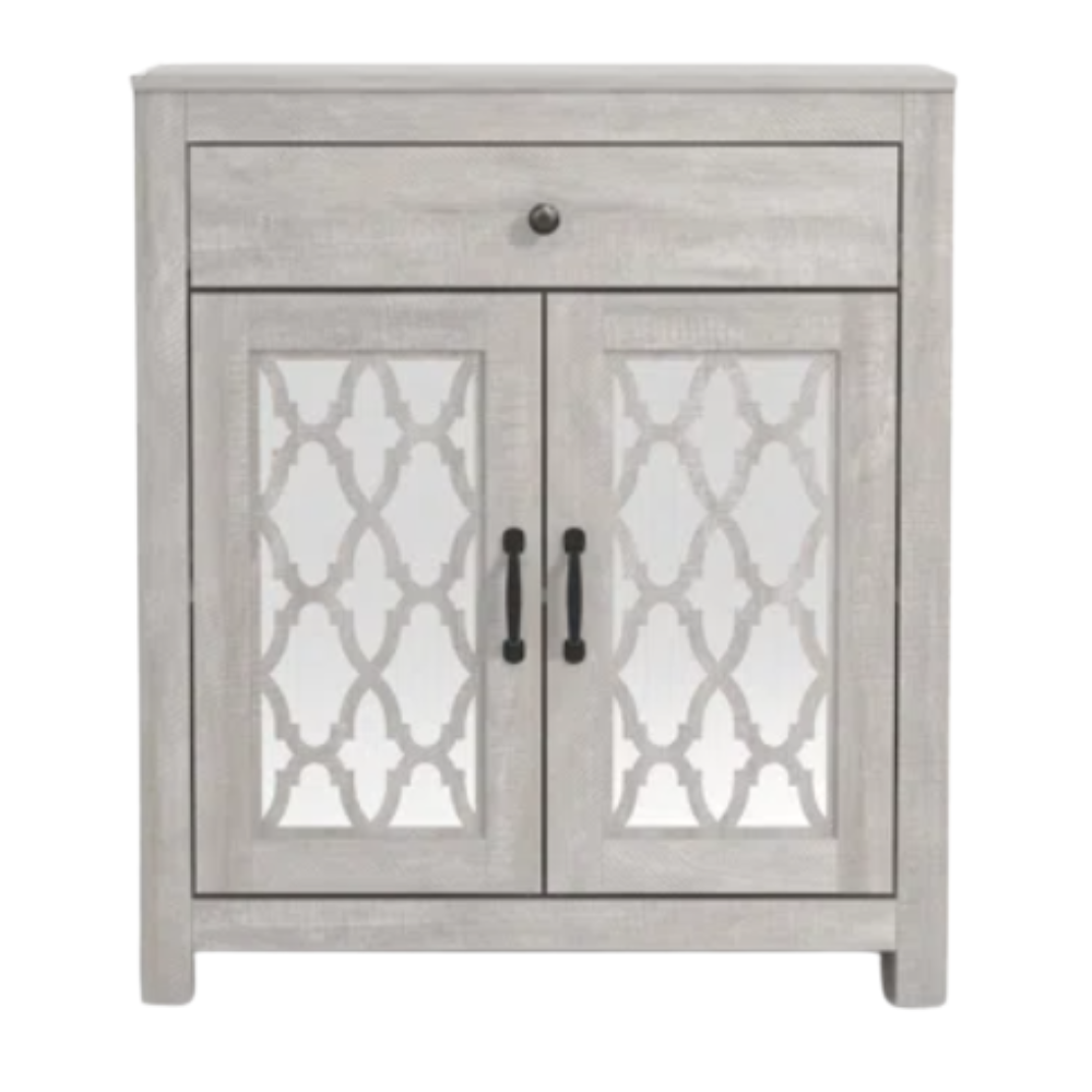 GALANO Accent Cabinet with 2 Doors, 1 Drawer and Adjustable Shelf, 35.4"