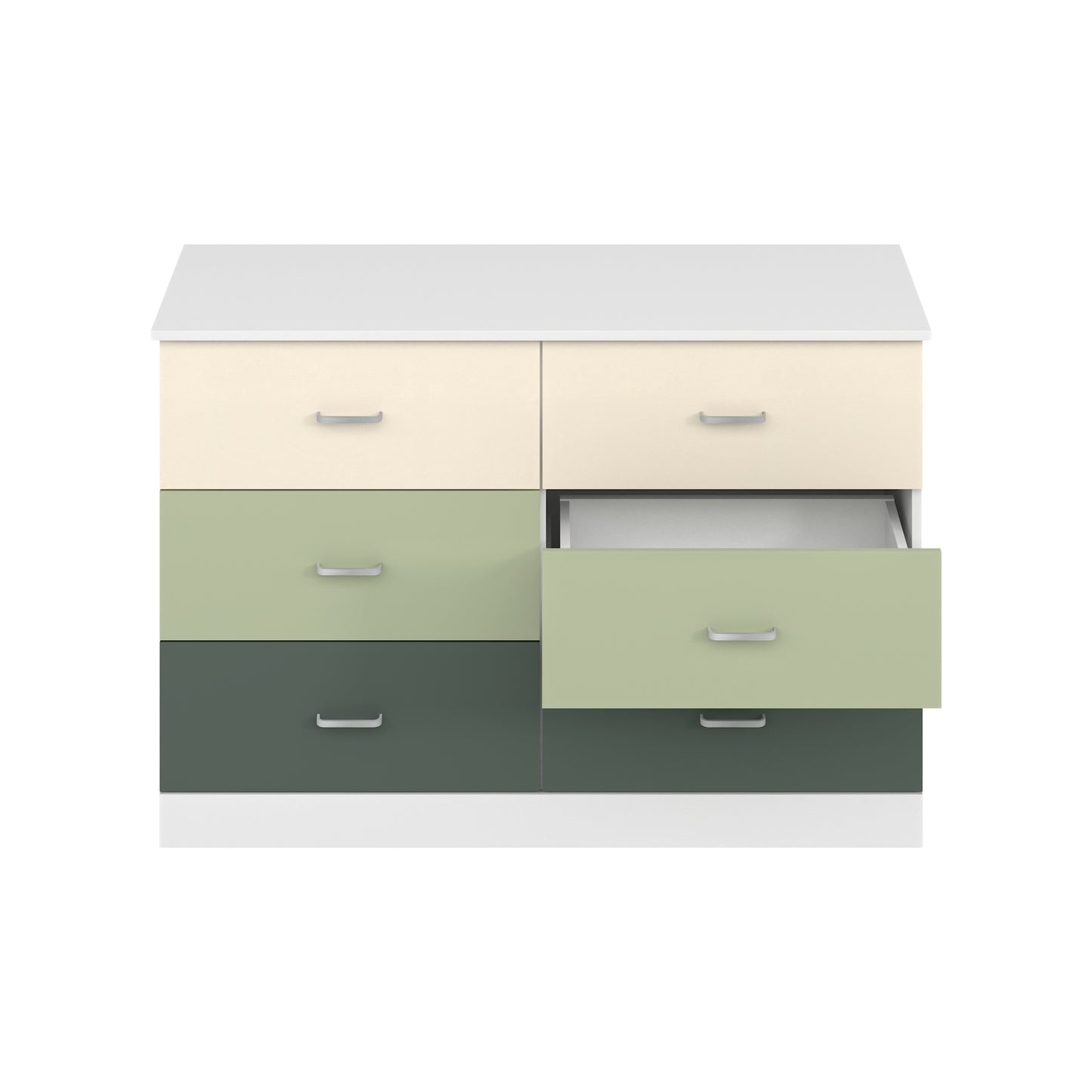 Galano 6-Drawer Double Dresser with Interlock Safety 47.0" W × 15.6" D × 31.7" H