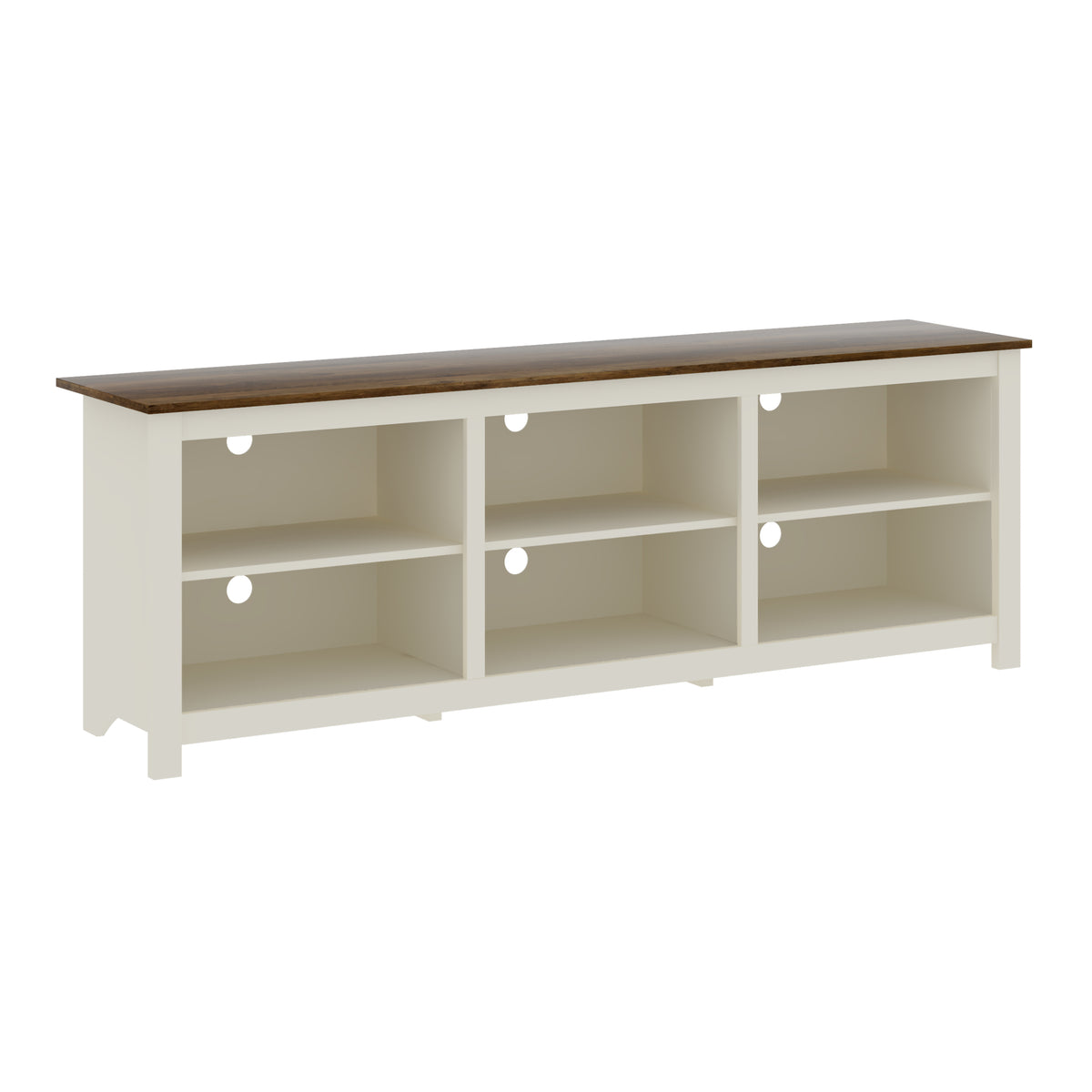 GALANO TV Stand for TVs up to 75" with Adjustable Shelves