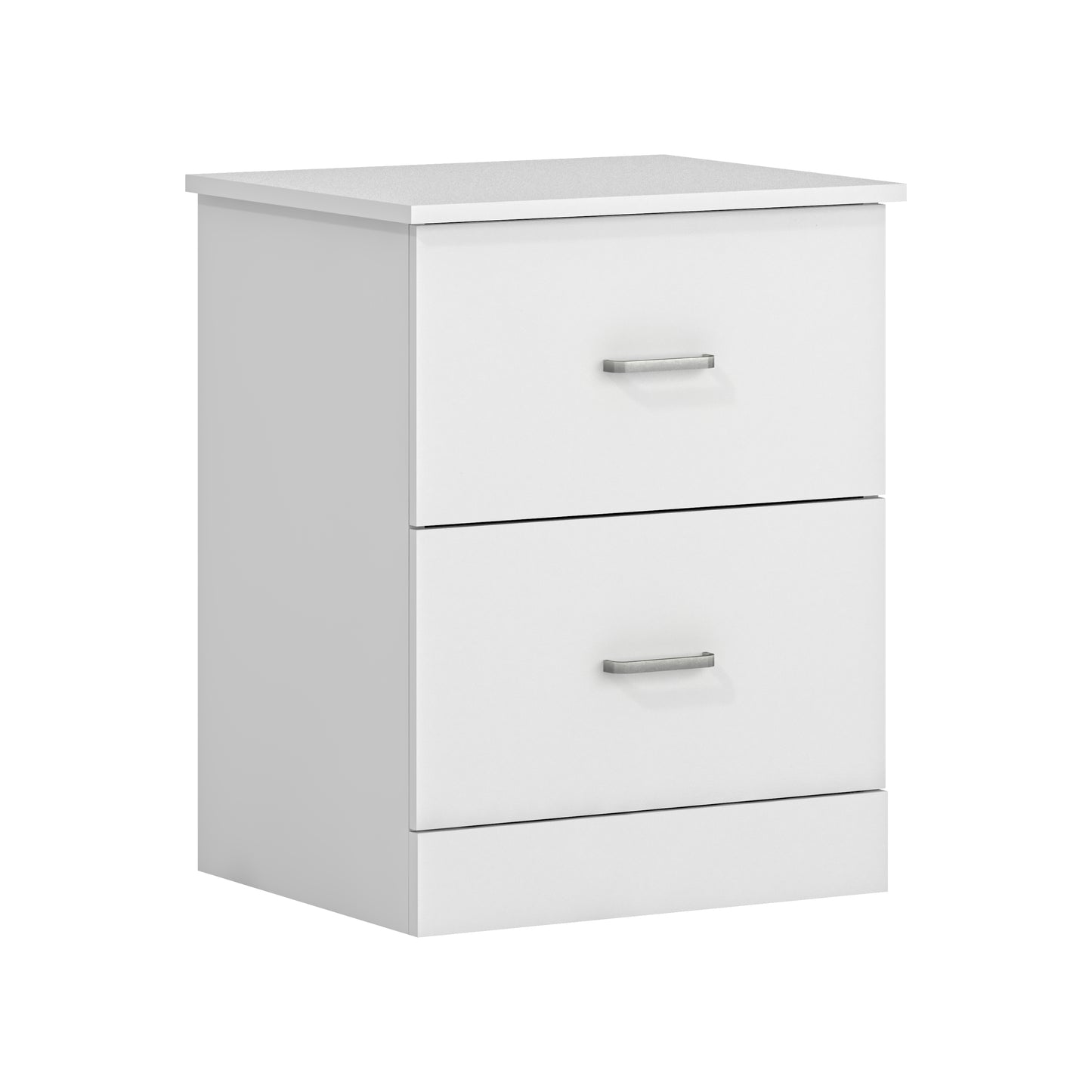 Galano 2-Drawer Nightstands Set of 2 with Metal Handles 18.7" W × 15.7" D × 23.7" H