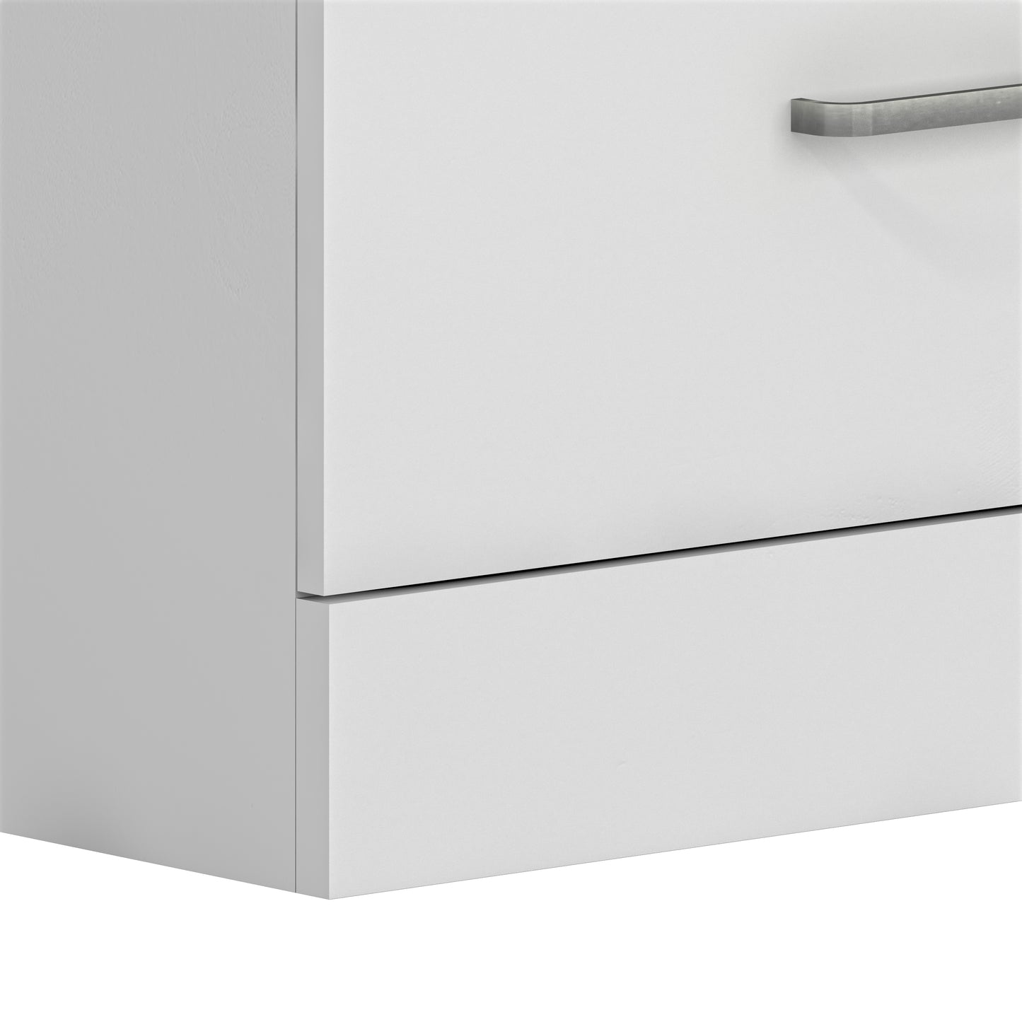 Galano 2-Drawer Nightstands Set of 2 with Metal Handles 18.7" W × 15.7" D × 23.7" H