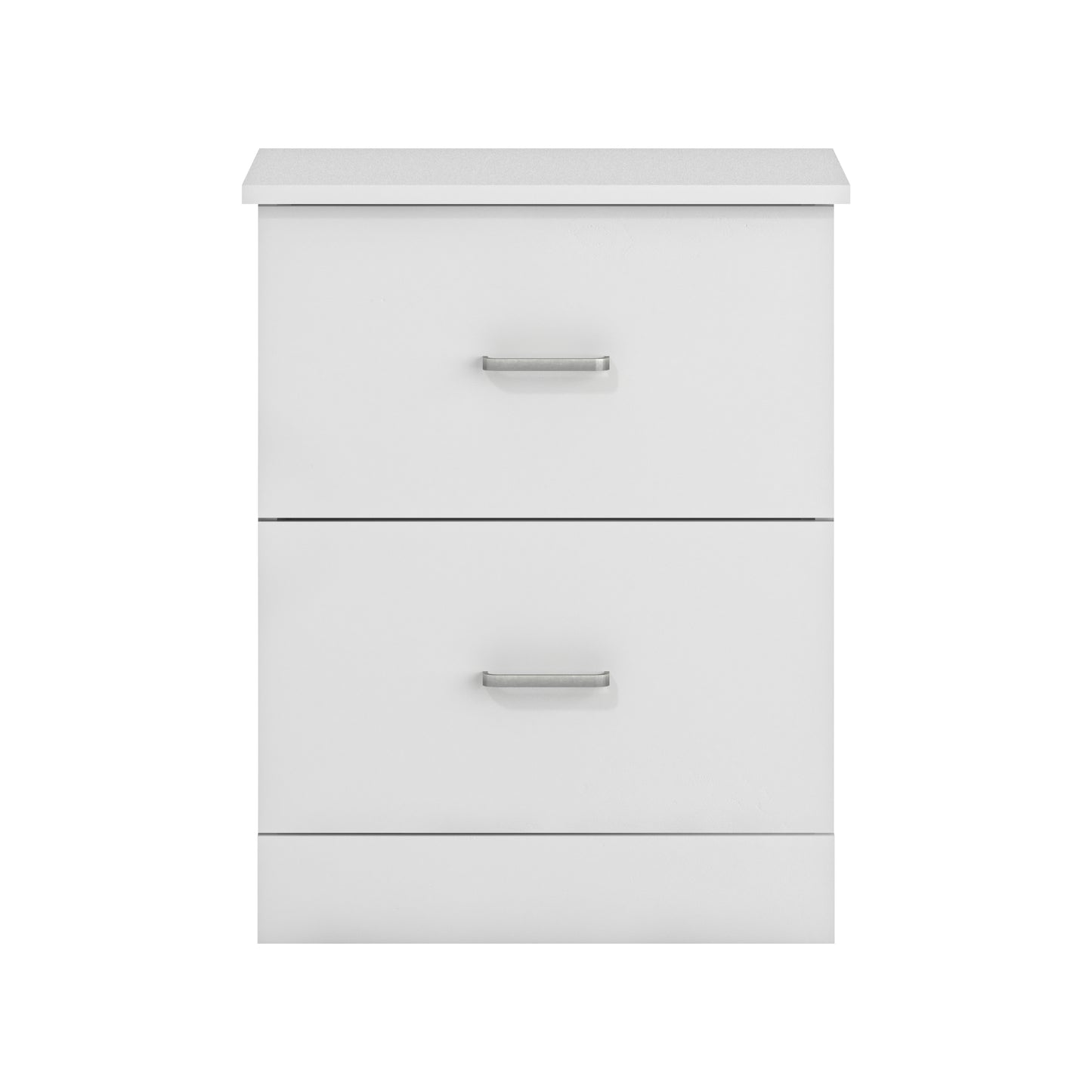 Galano 2-Drawer Nightstands Set of 2 with Metal Handles 18.7" W × 15.7" D × 23.7" H