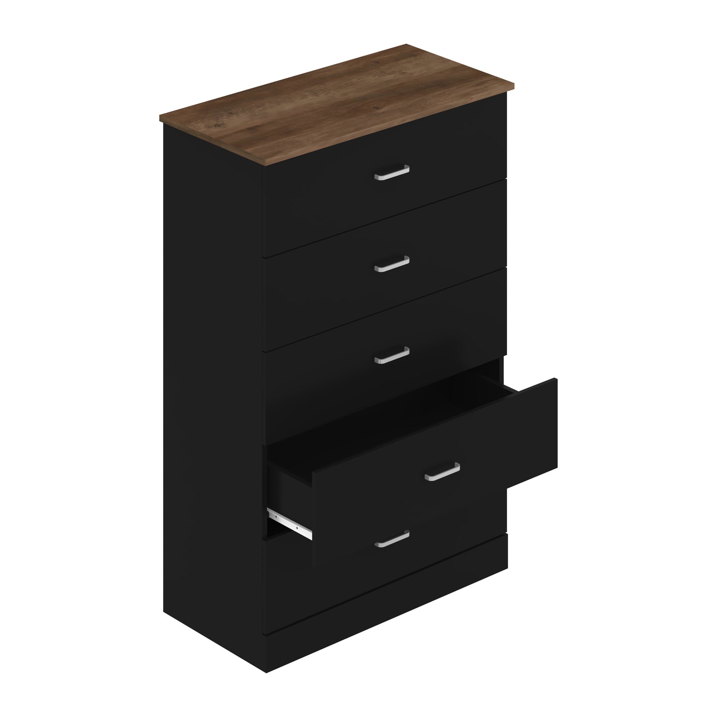 Galano 5-Drawer Dresser with Interlock Safety 31.3" W × 15.6" D × 47.2" H