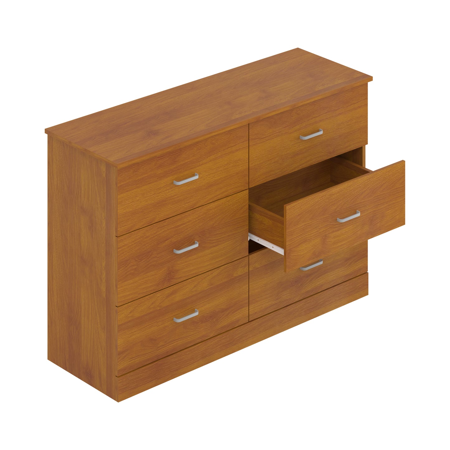 Galano 6-Drawer Double Dresser with Interlock Safety 47.0" W × 15.6" D × 31.7" H