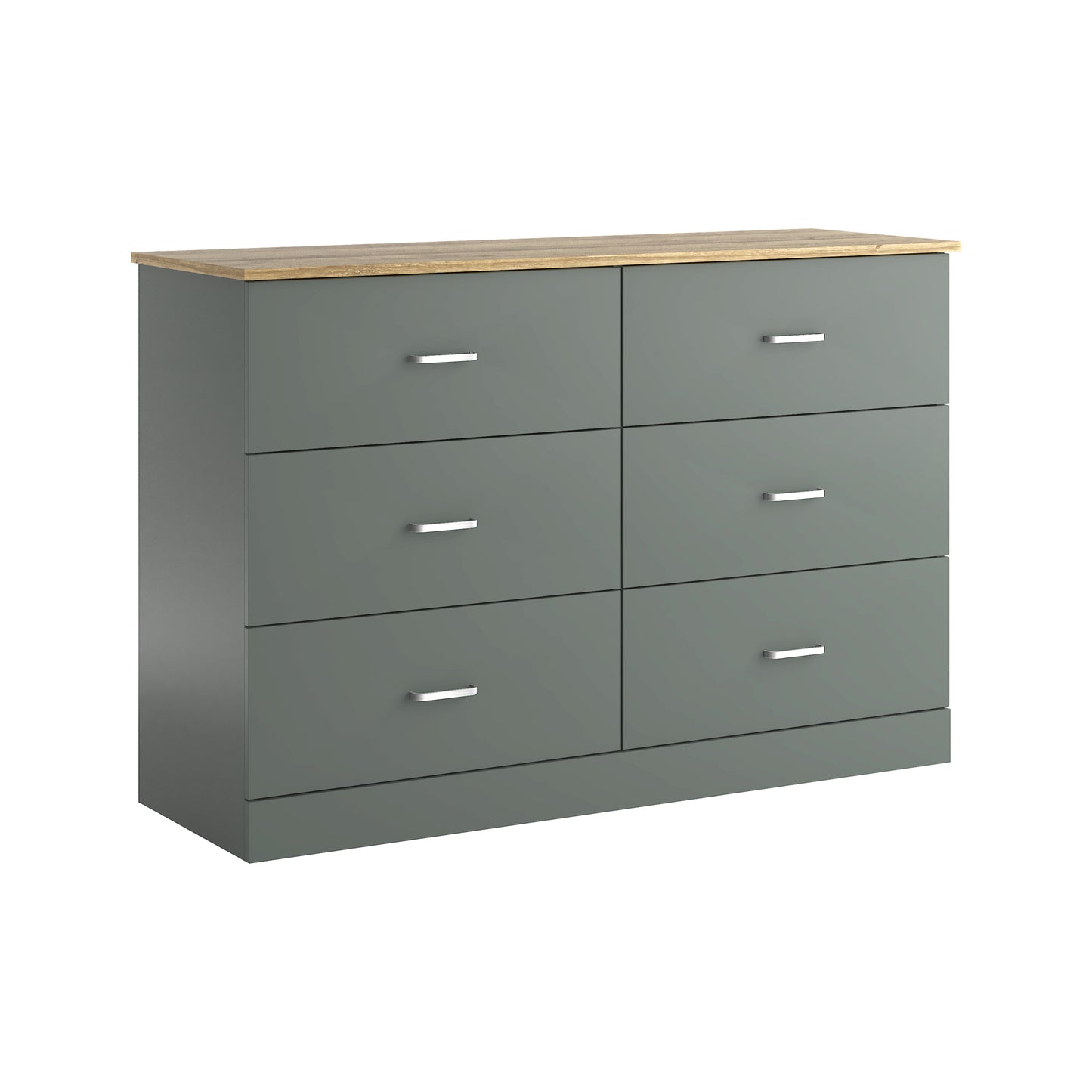 Galano 6-Drawer Double Dresser with Interlock Safety 47.0" W × 15.6" D × 31.7" H
