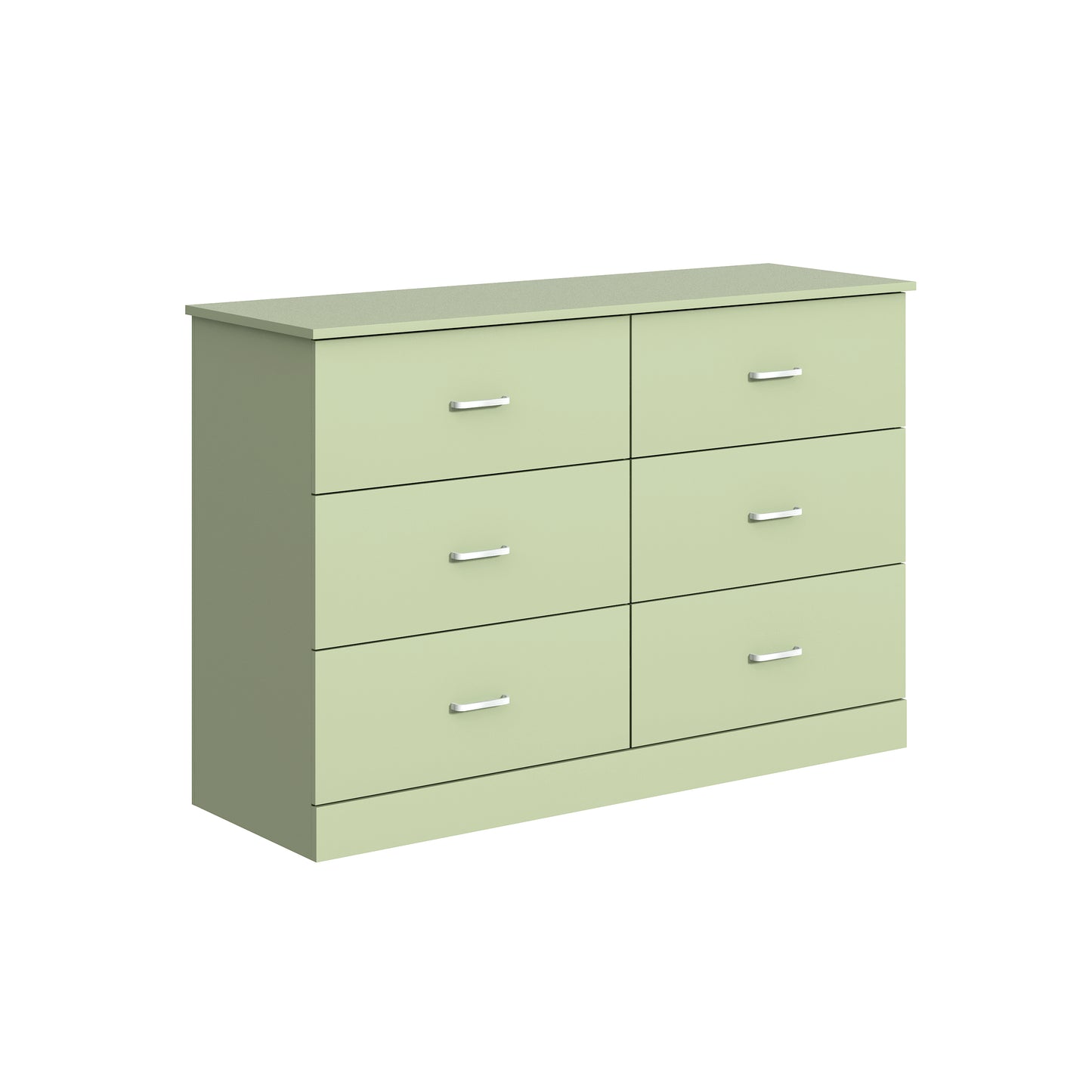 Galano 6-Drawer Double Dresser with Interlock Safety 47.0" W × 15.6" D × 31.7" H