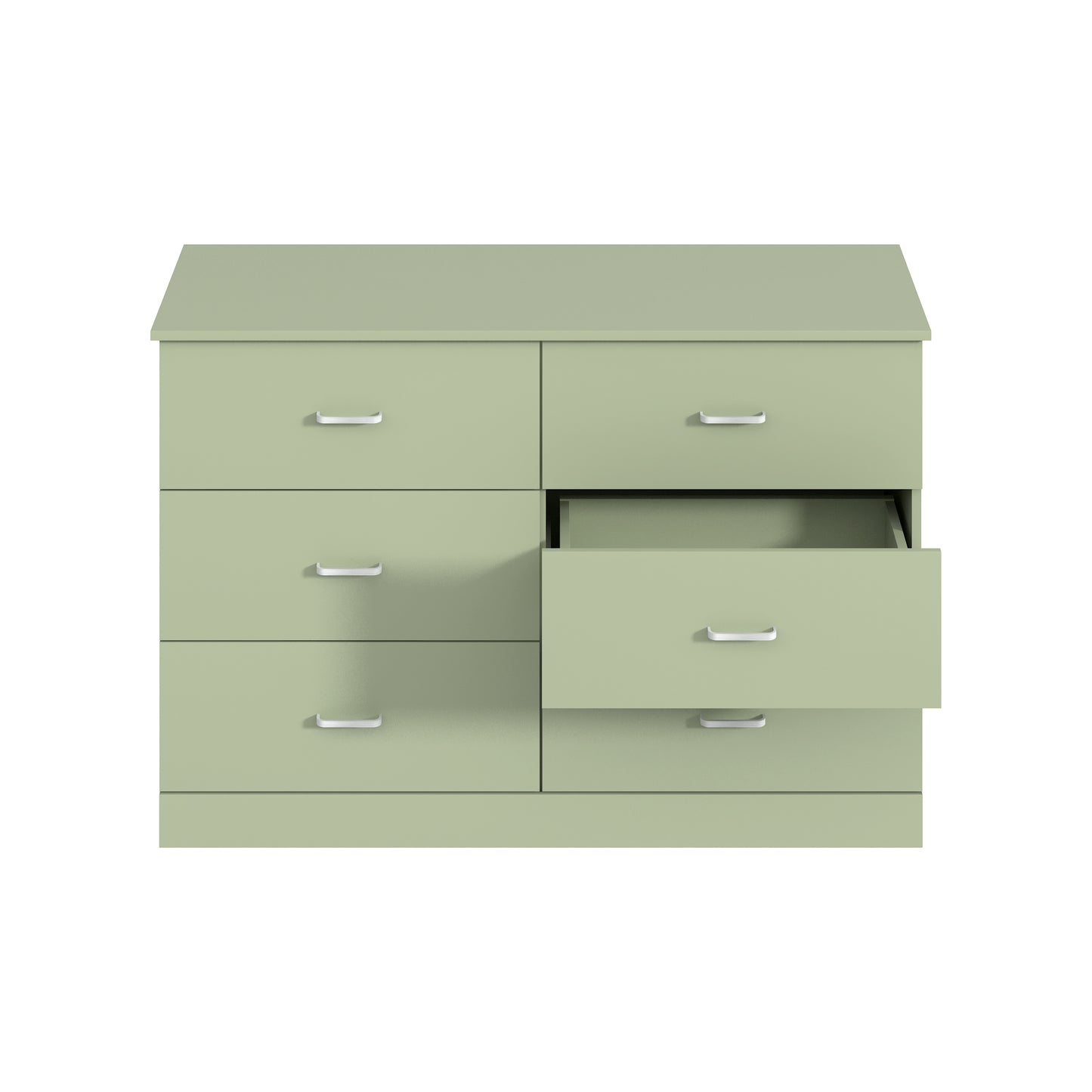 Galano 6-Drawer Double Dresser with Interlock Safety 47.0" W × 15.6" D × 31.7" H
