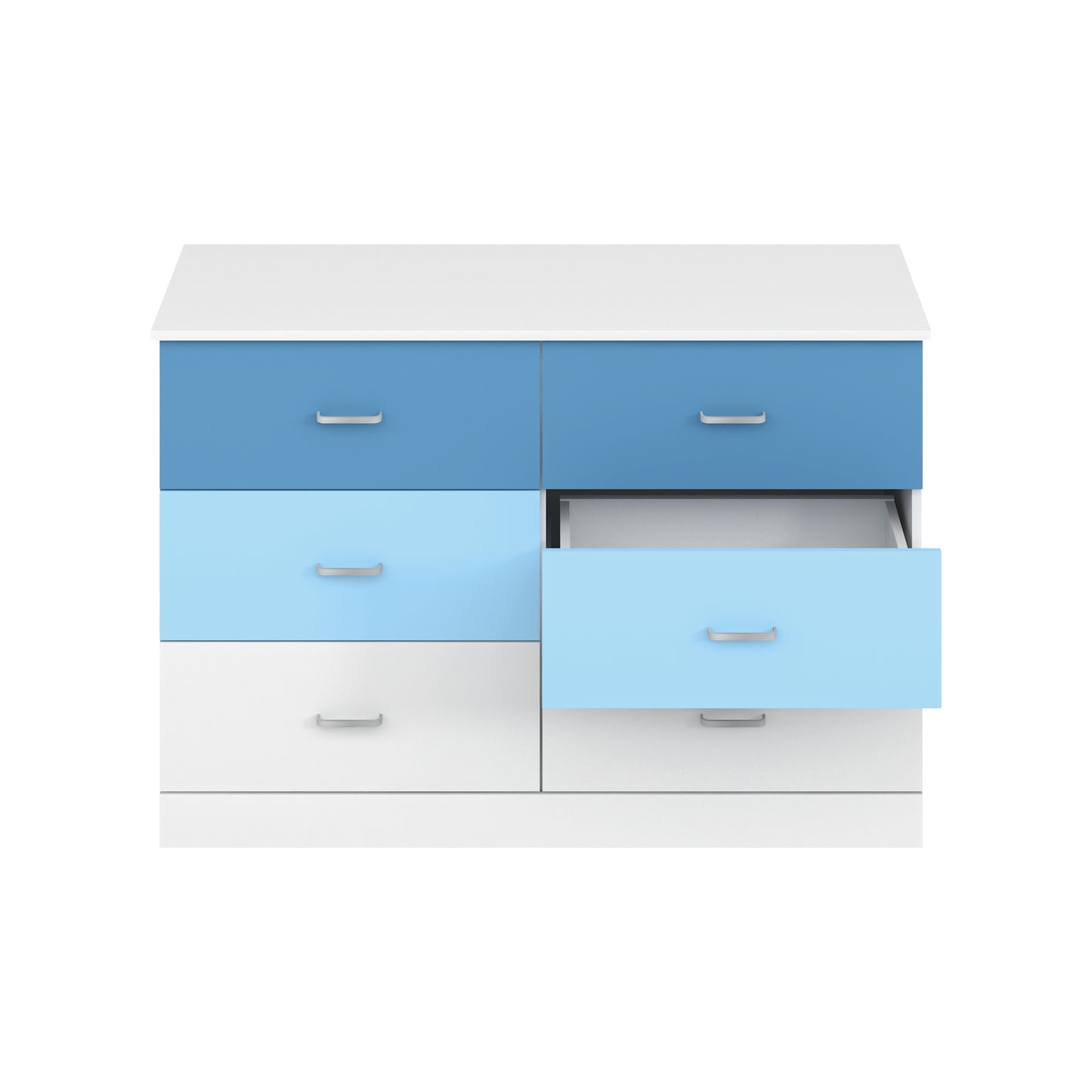 Galano 6-Drawer Double Dresser with Interlock Safety 47.0" W × 15.6" D × 31.7" H