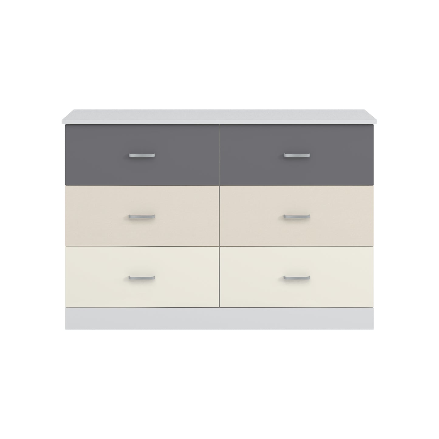 Galano 6-Drawer Double Dresser with Interlock Safety 47.0" W × 15.6" D × 31.7" H