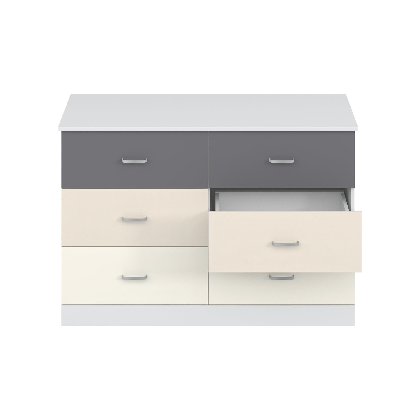 Galano 6-Drawer Double Dresser with Interlock Safety 47.0" W × 15.6" D × 31.7" H
