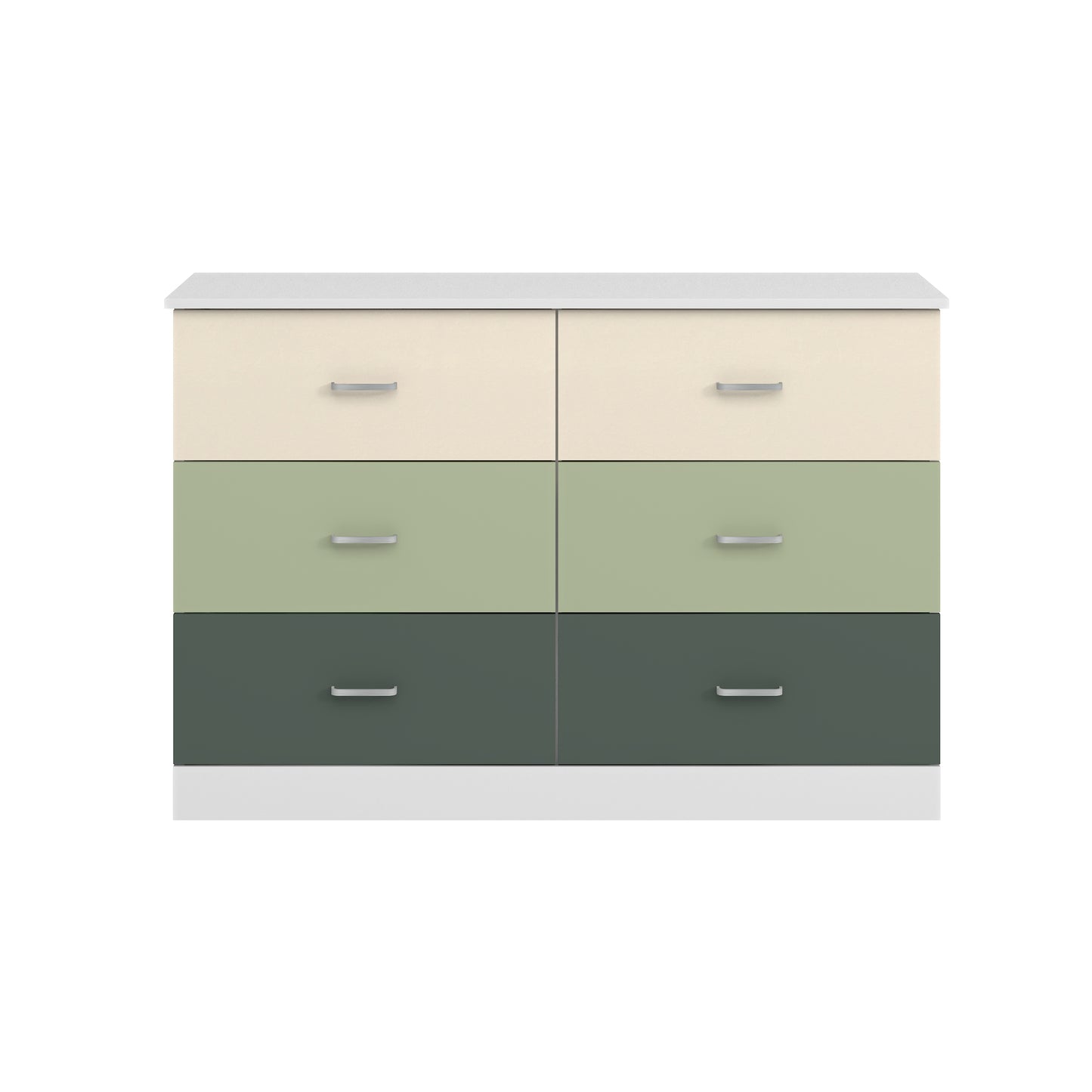 Galano 6-Drawer Double Dresser with Interlock Safety 47.0" W × 15.6" D × 31.7" H