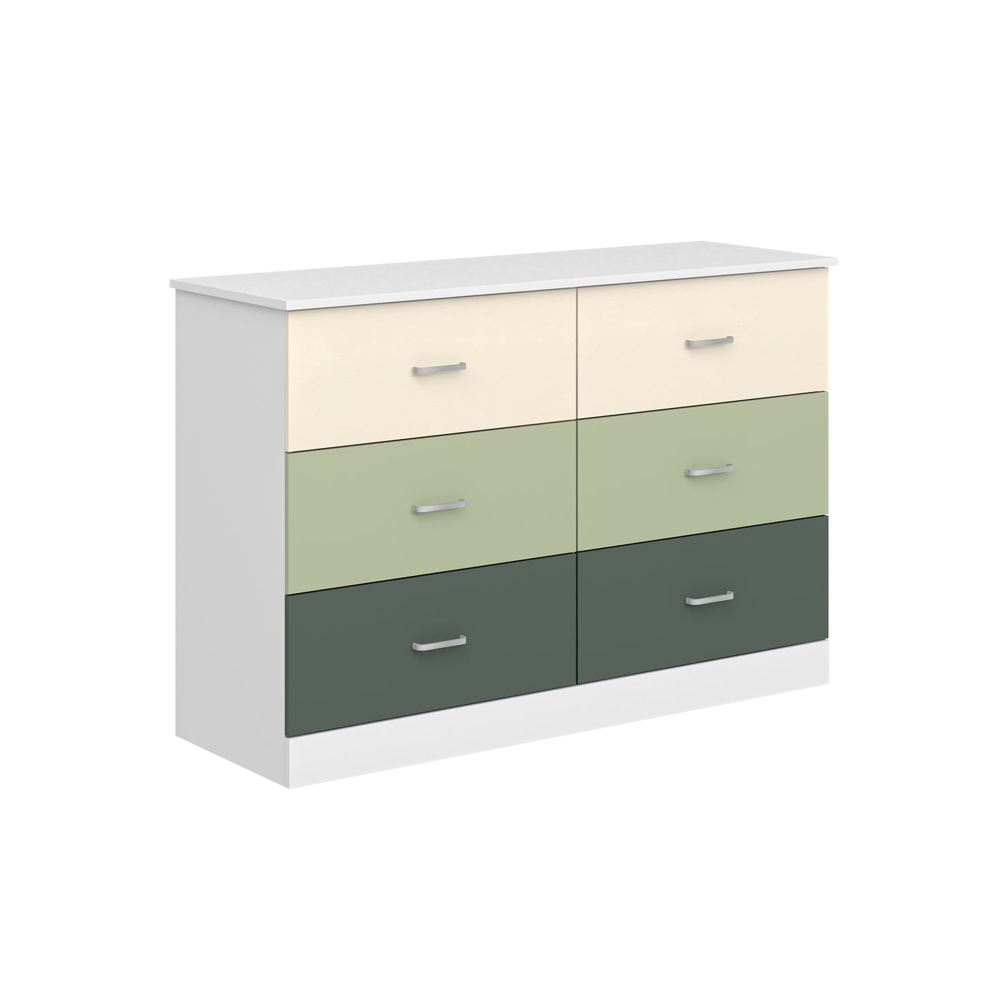 Galano 6-Drawer Double Dresser with Interlock Safety 47.0" W × 15.6" D × 31.7" H