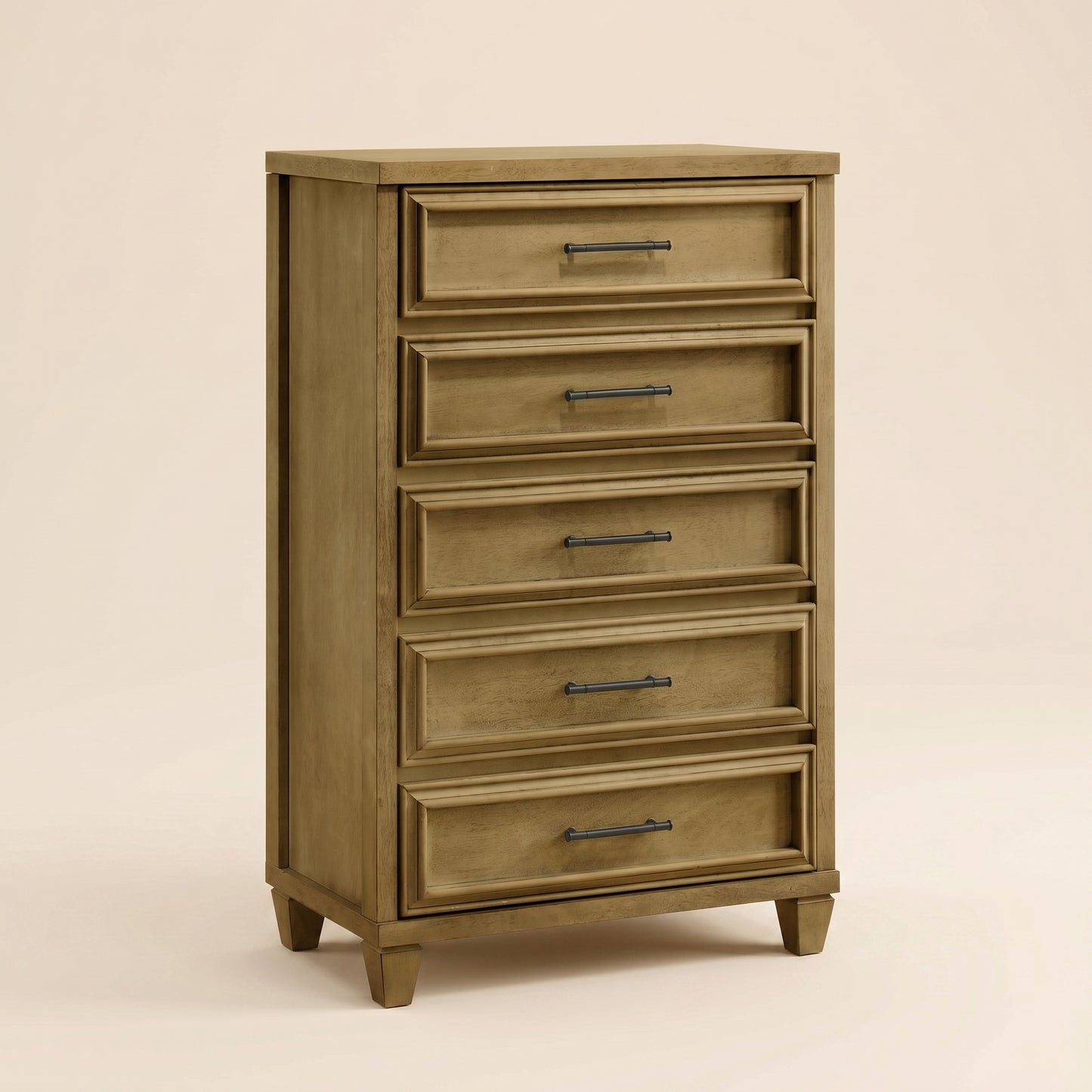 GALANO 5-Drawer Chest, Manufactured Wood, 28.7" Wide, 1 Piece