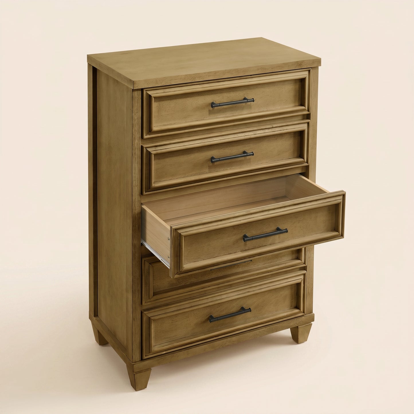 GALANO 5-Drawer Chest, Manufactured Wood, 28.7" Wide, 1 Piece