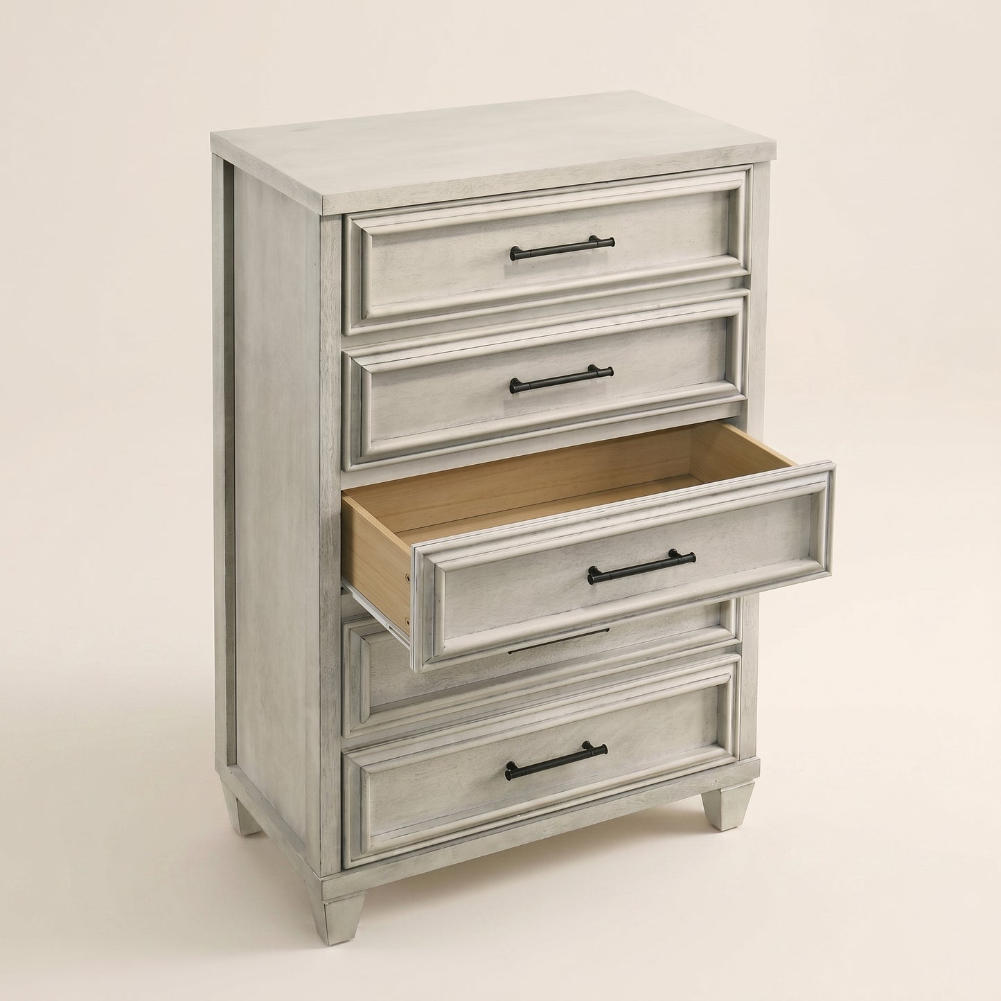 GALANO 5-Drawer Chest, Manufactured Wood, 28.7" Wide, 1 Piece