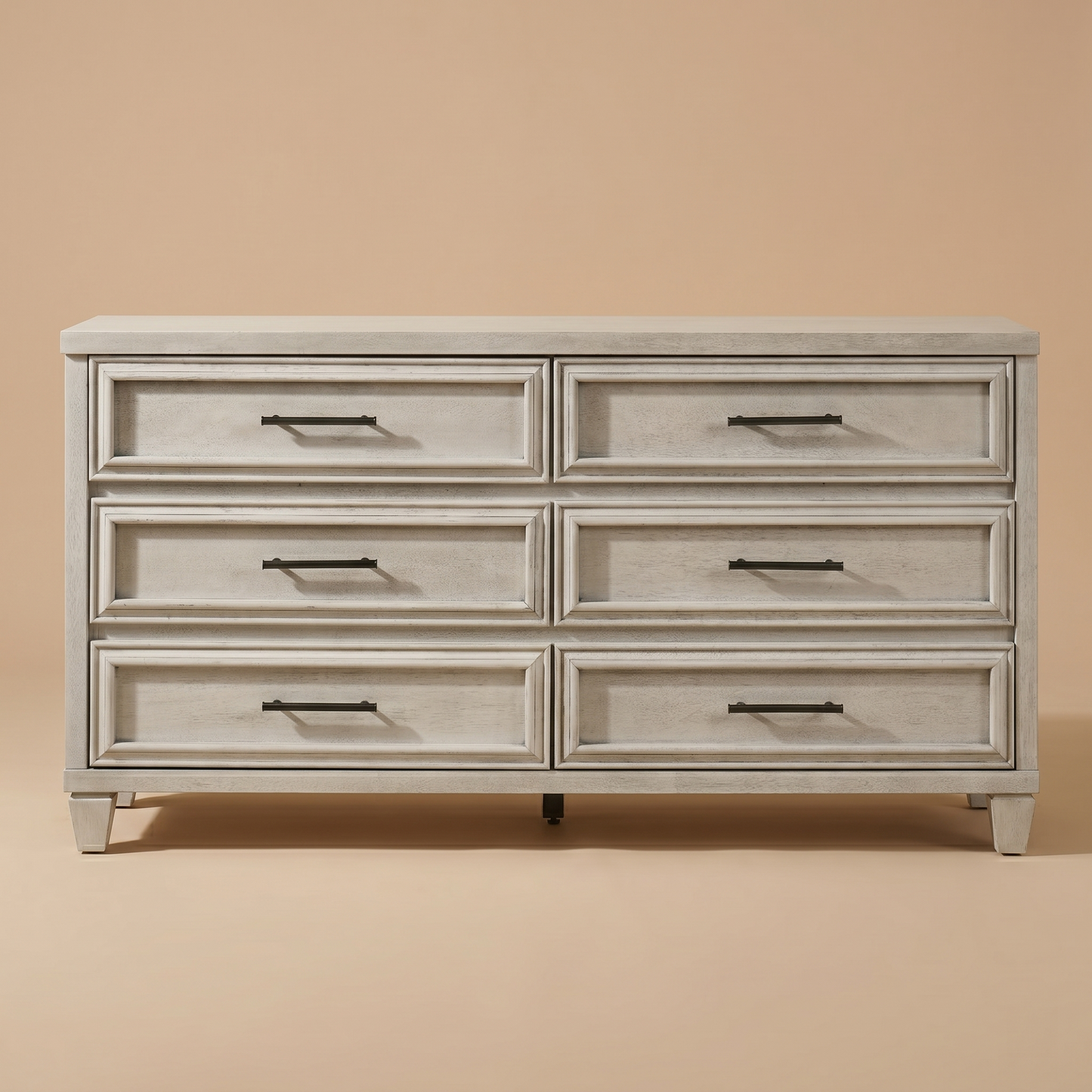 GALANO 6-Drawer Double Dresser, Manufactured Wood, 1 Piece