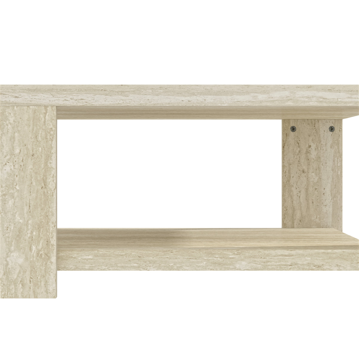 GALANO Square Coffee Table with Open Storage Shelf, 31.1", 1-Piece