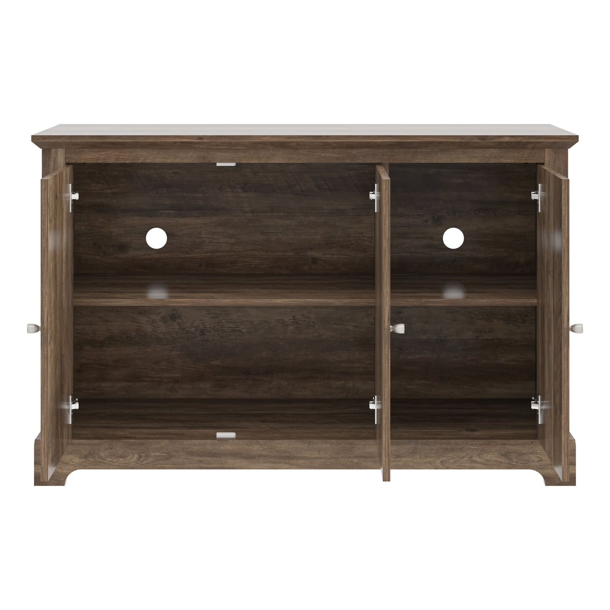 GALANO 45.7" 3-Door Sideboard with Adjustable Shelves and Cable Management
