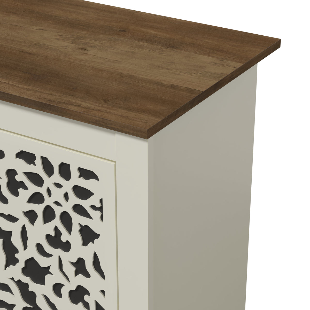 GALANO 44.3" 3-Door Sideboard with Adjustable Shelves and Cable Management