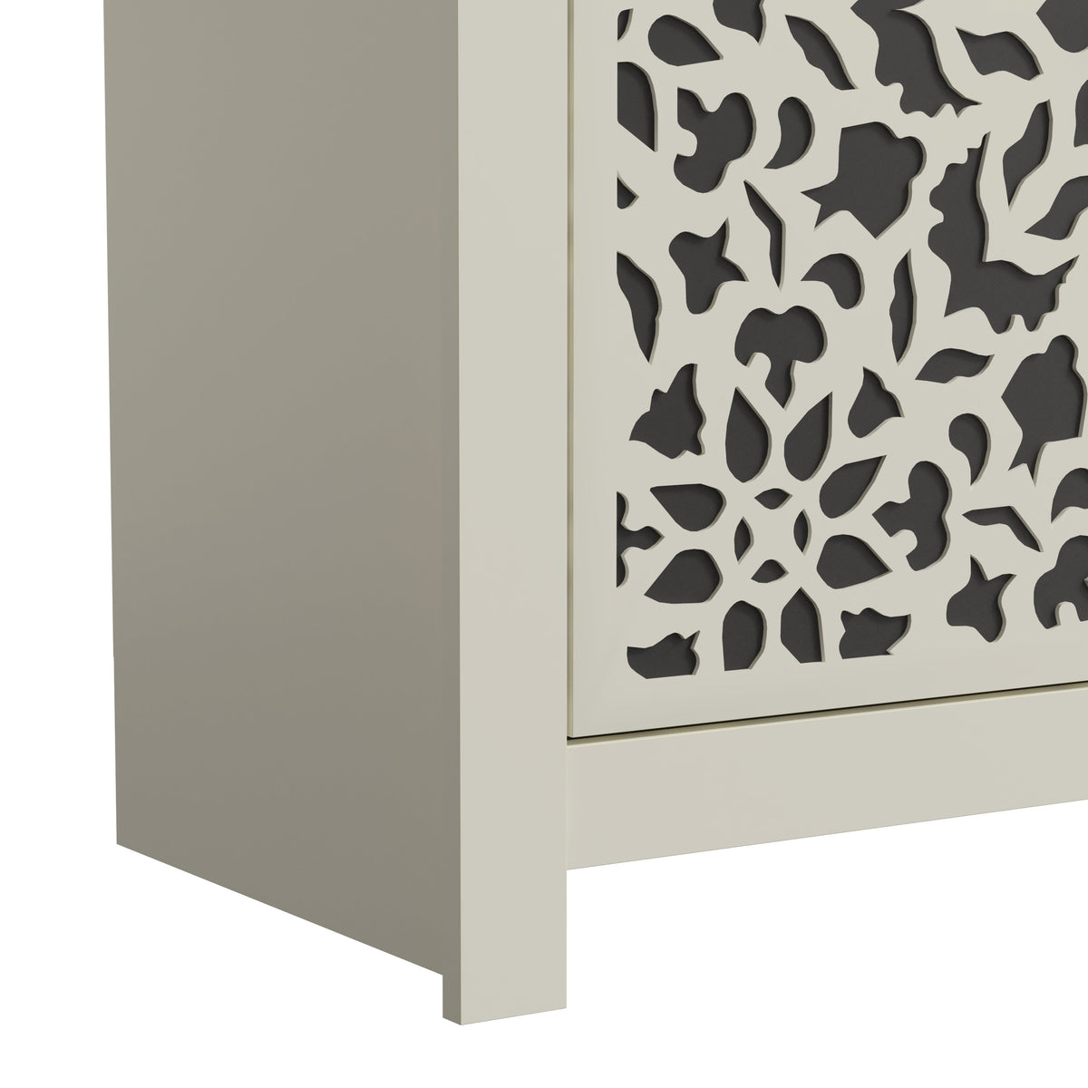 GALANO 44.3" 3-Door Sideboard with Adjustable Shelves and Cable Management
