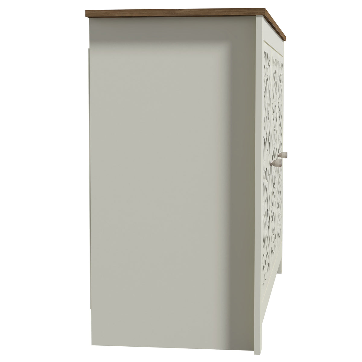 GALANO 44.3" 3-Door Sideboard with Adjustable Shelves and Cable Management
