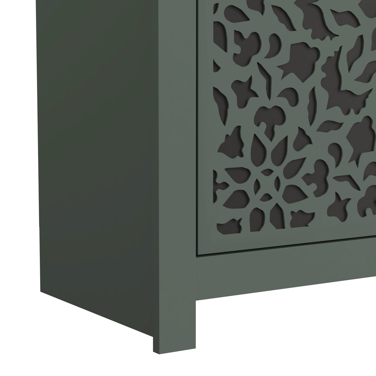 GALANO 44.3" 3-Door Sideboard with Adjustable Shelves and Cable Management