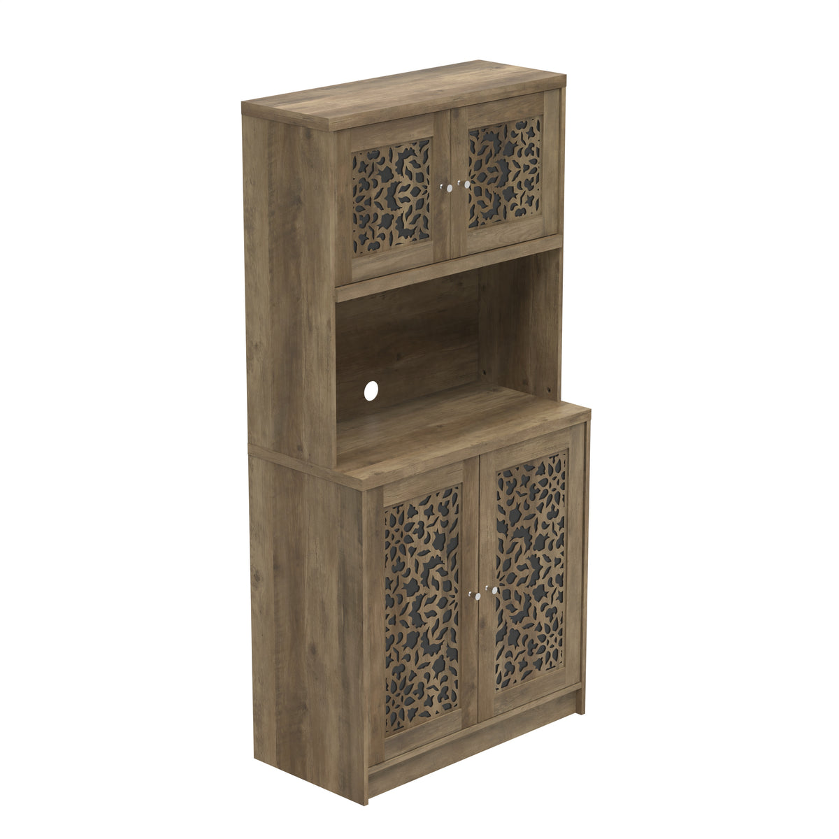 GALANO Kitchen Pantry Cabinet with 4 Doors, 61.5 in. Tall