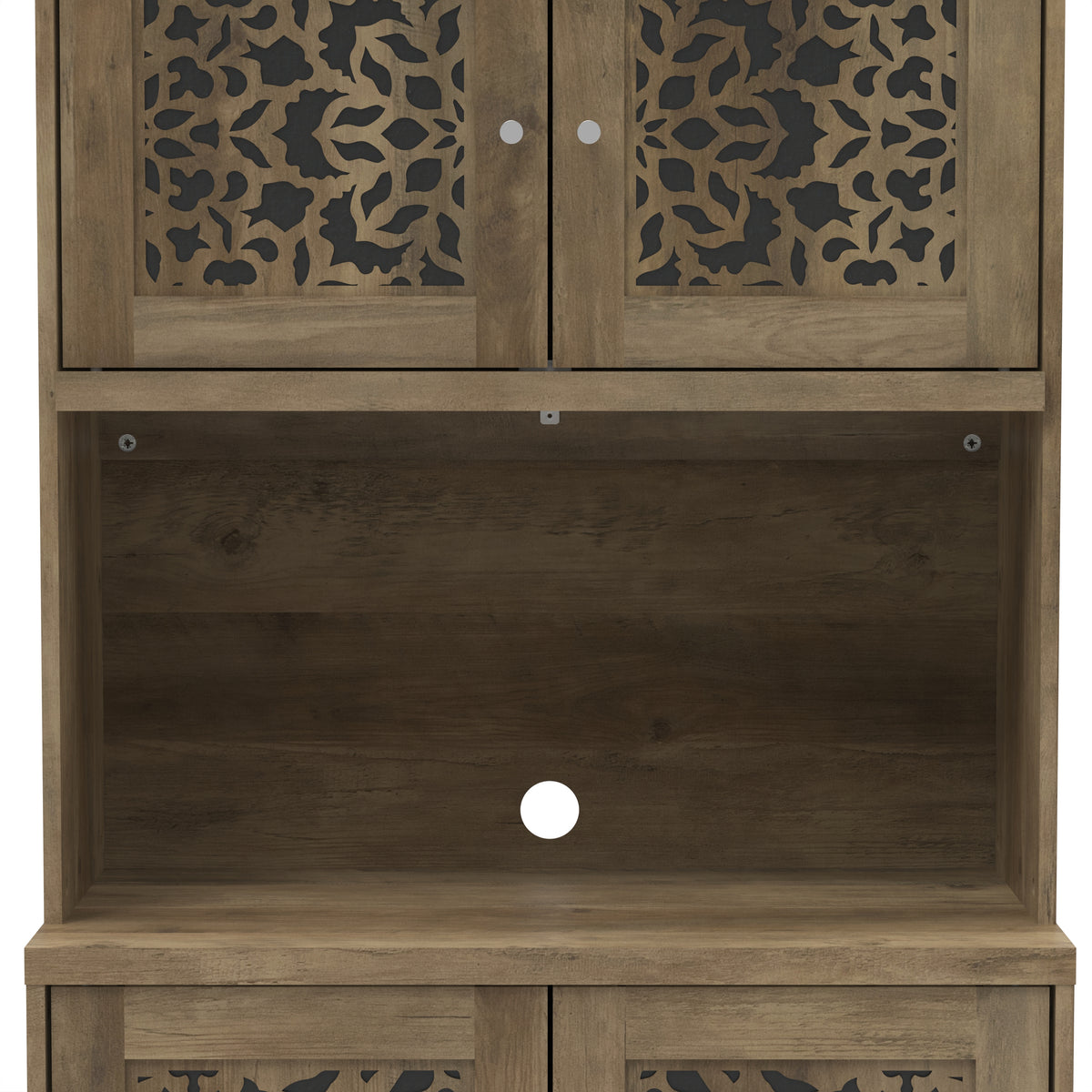 GALANO Kitchen Pantry Cabinet with 4 Doors, 61.5 in. Tall