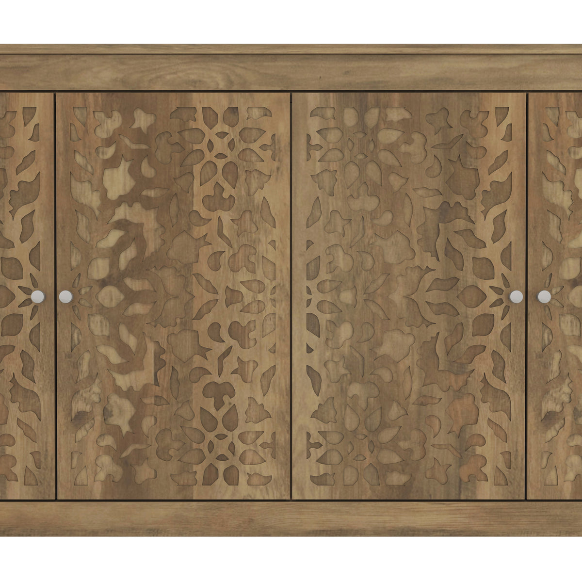 GALANO 45.7" 3-Door Sideboard with Adjustable Shelves and Cable Management