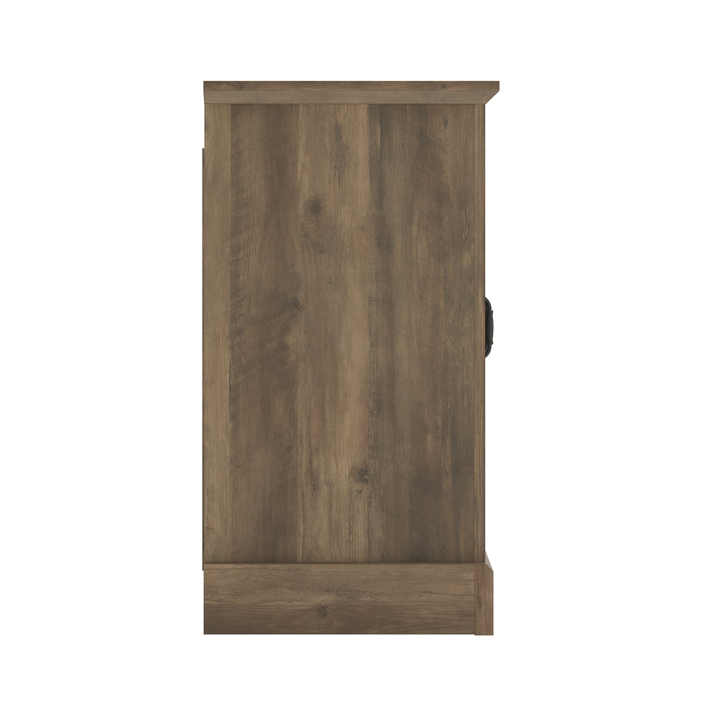 Galano 3-Door Sideboard with Mirrored Cut-Out Storage 45.7" W × 15.7" D × 29.3" H
