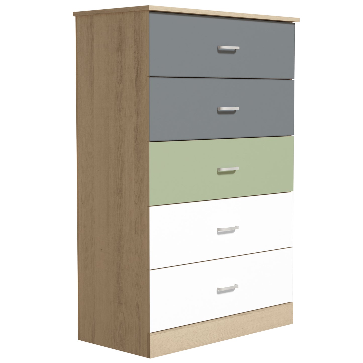 Galano 5-Drawer Dresser with Interlock Safety 31.3" W × 15.6" D × 47.2" H