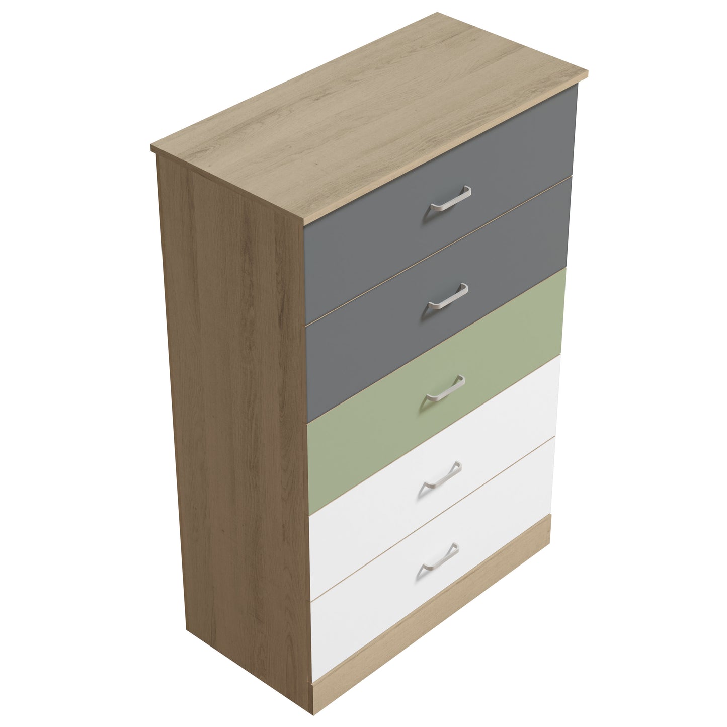 Galano 5-Drawer Dresser with Interlock Safety 31.3" W × 15.6" D × 47.2" H
