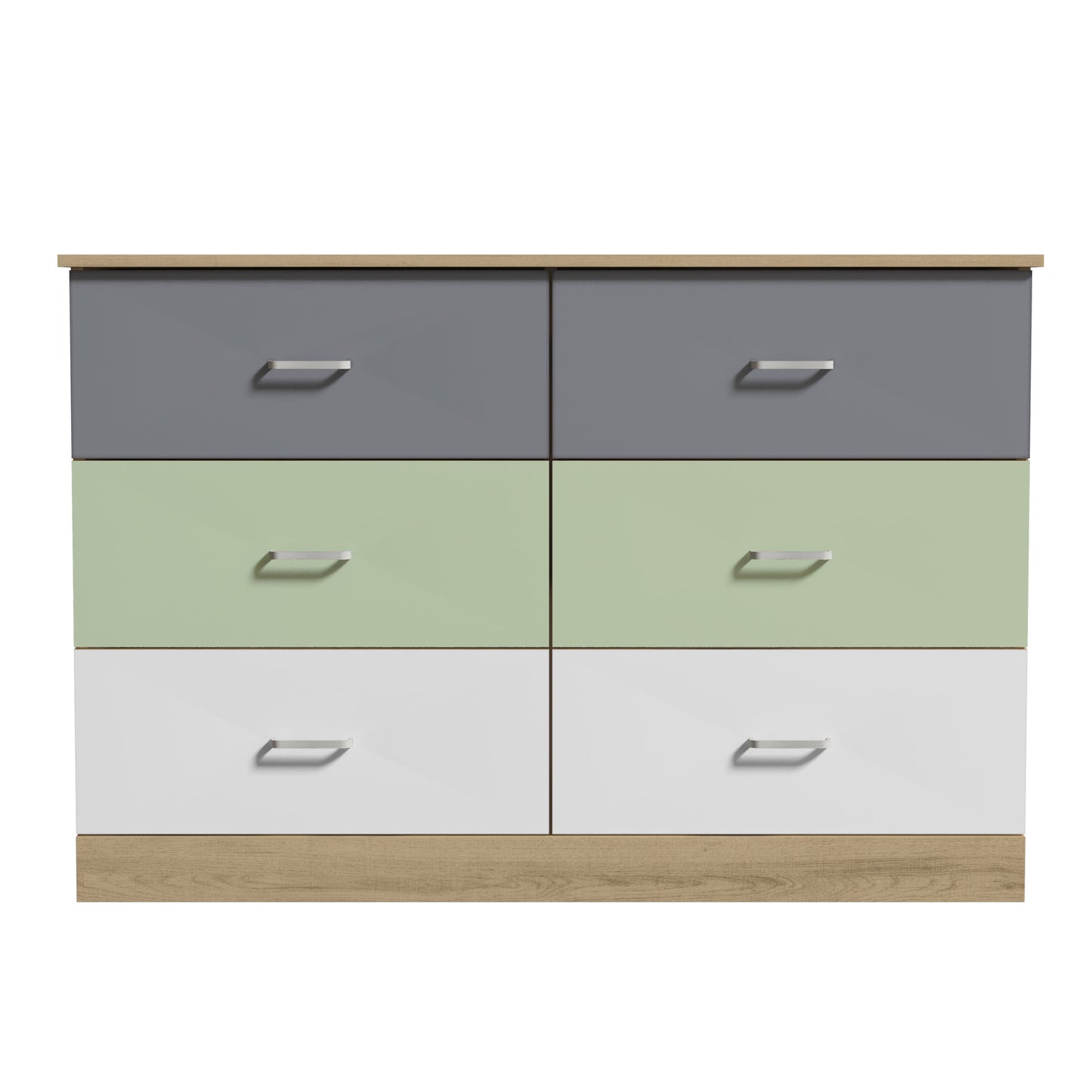 Galano 6-Drawer Double Dresser with Interlock Safety 47.0" W × 15.6" D × 31.7" H
