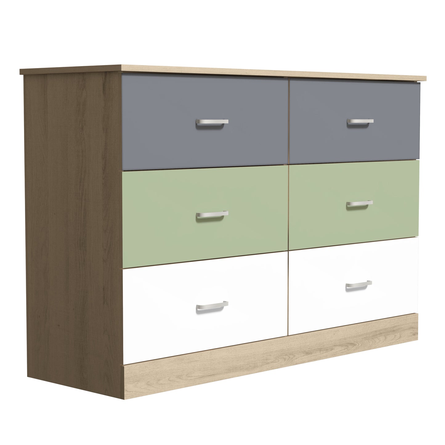 Galano 6-Drawer Double Dresser with Interlock Safety 47.0" W × 15.6" D × 31.7" H
