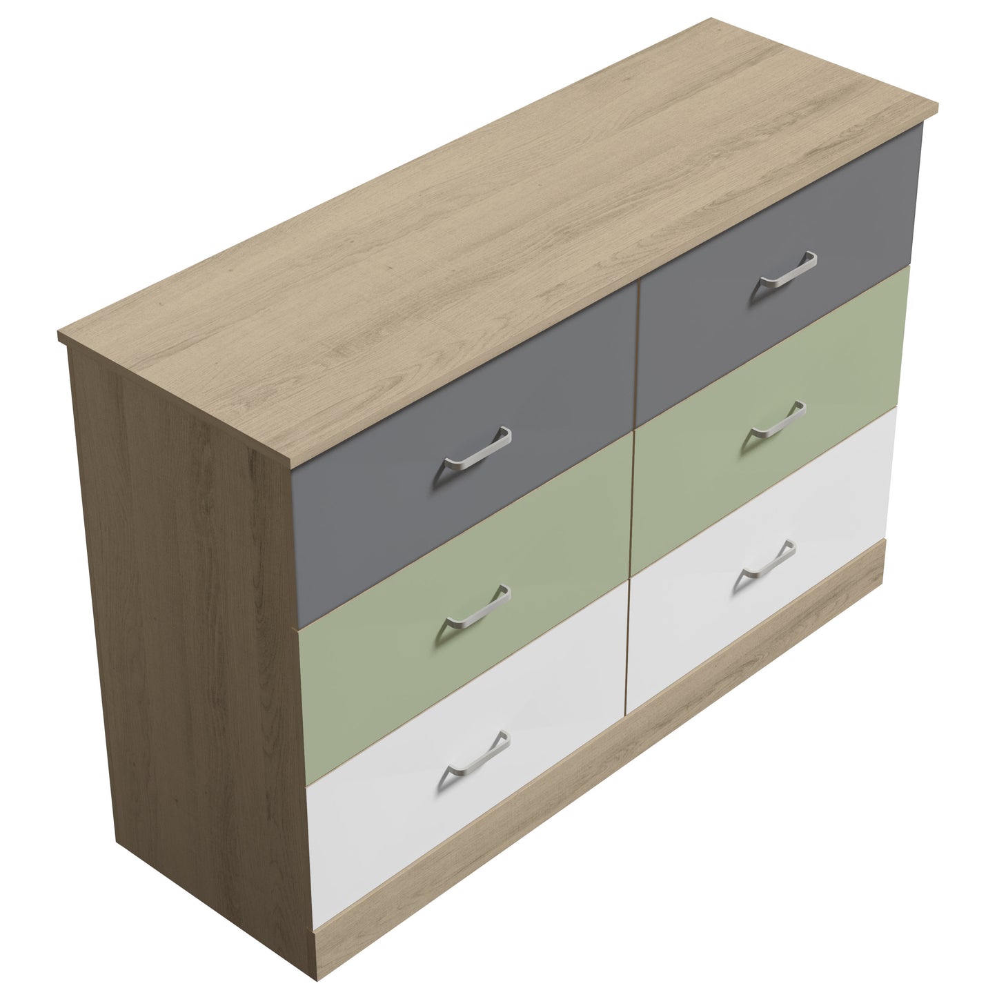 Galano 6-Drawer Double Dresser with Interlock Safety 47.0" W × 15.6" D × 31.7" H