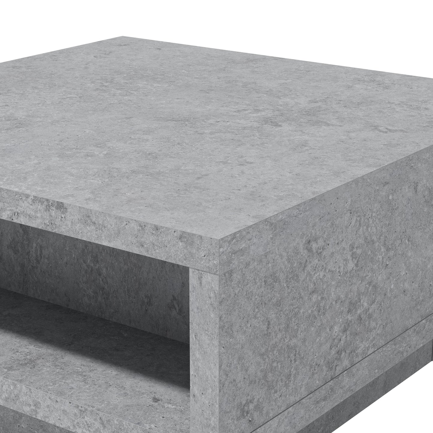 Galano Pedestal Coffee Table with Hidden Lift-Top Storage 31.5" W x 31.5" D x 16.0" H