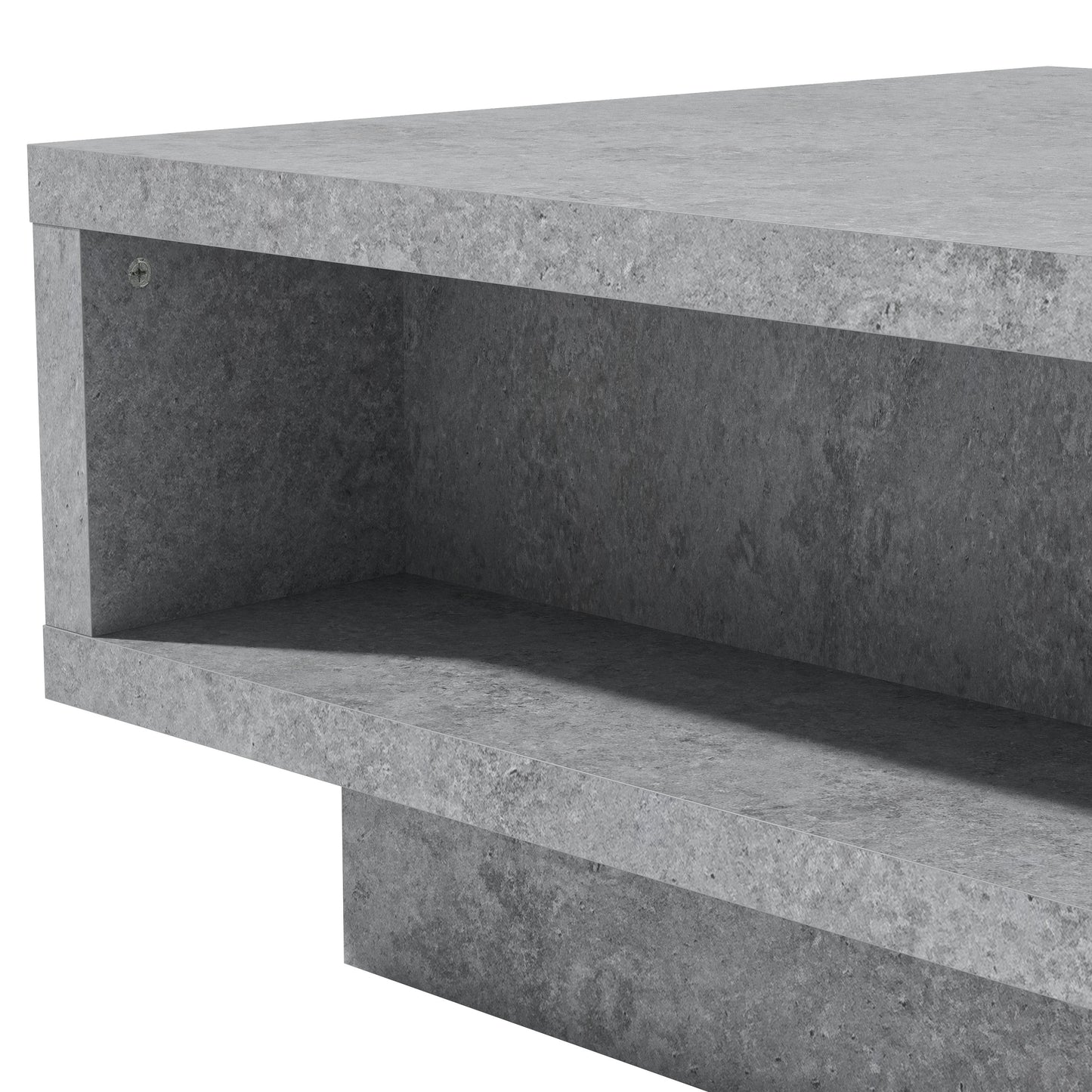 Galano Pedestal Coffee Table with Hidden Lift-Top Storage 31.5" W x 31.5" D x 16.0" H