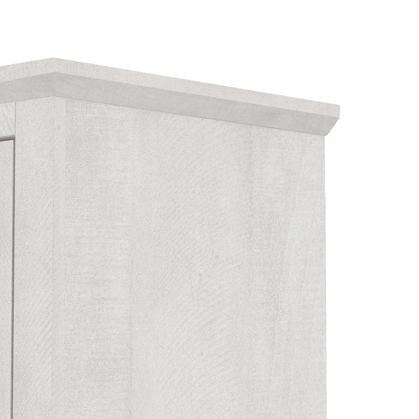 Galano 3-Door Sideboard with Mirrored Cutout Doors 45.7" W × 15.7" D × 29.3" H