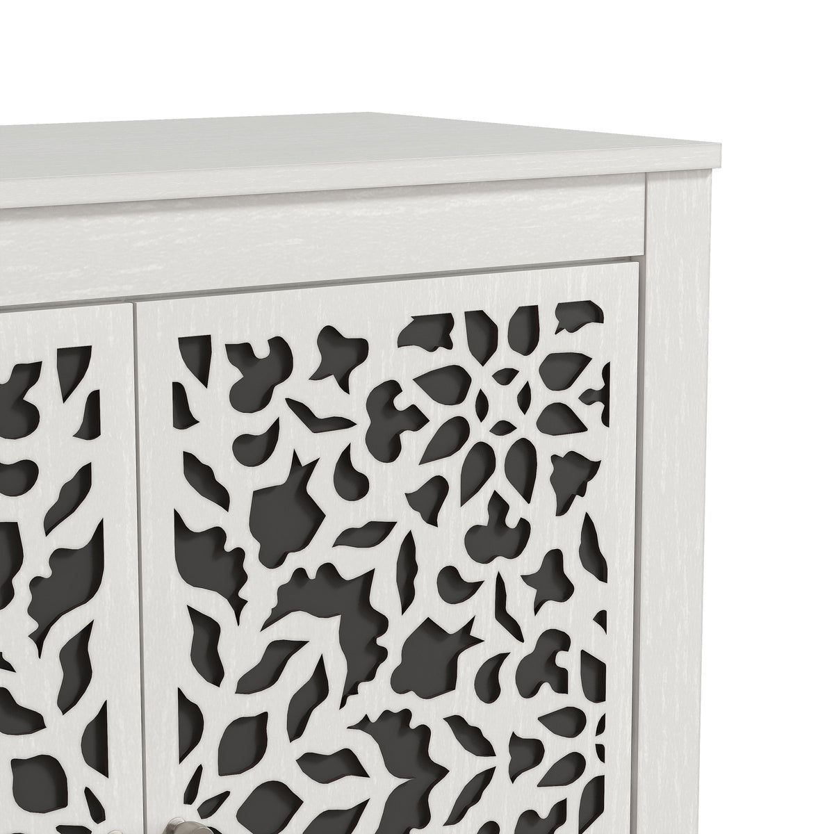 GALANO 44.3" 3-Door Sideboard with Adjustable Shelves and Cable Management