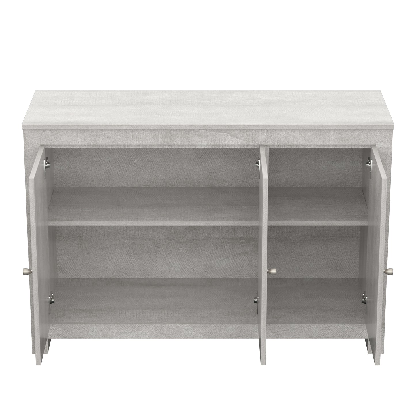 Galano 3-Door Sideboard with Decorative Cutout Doors 44.3" W × 15.7" D × 30" H