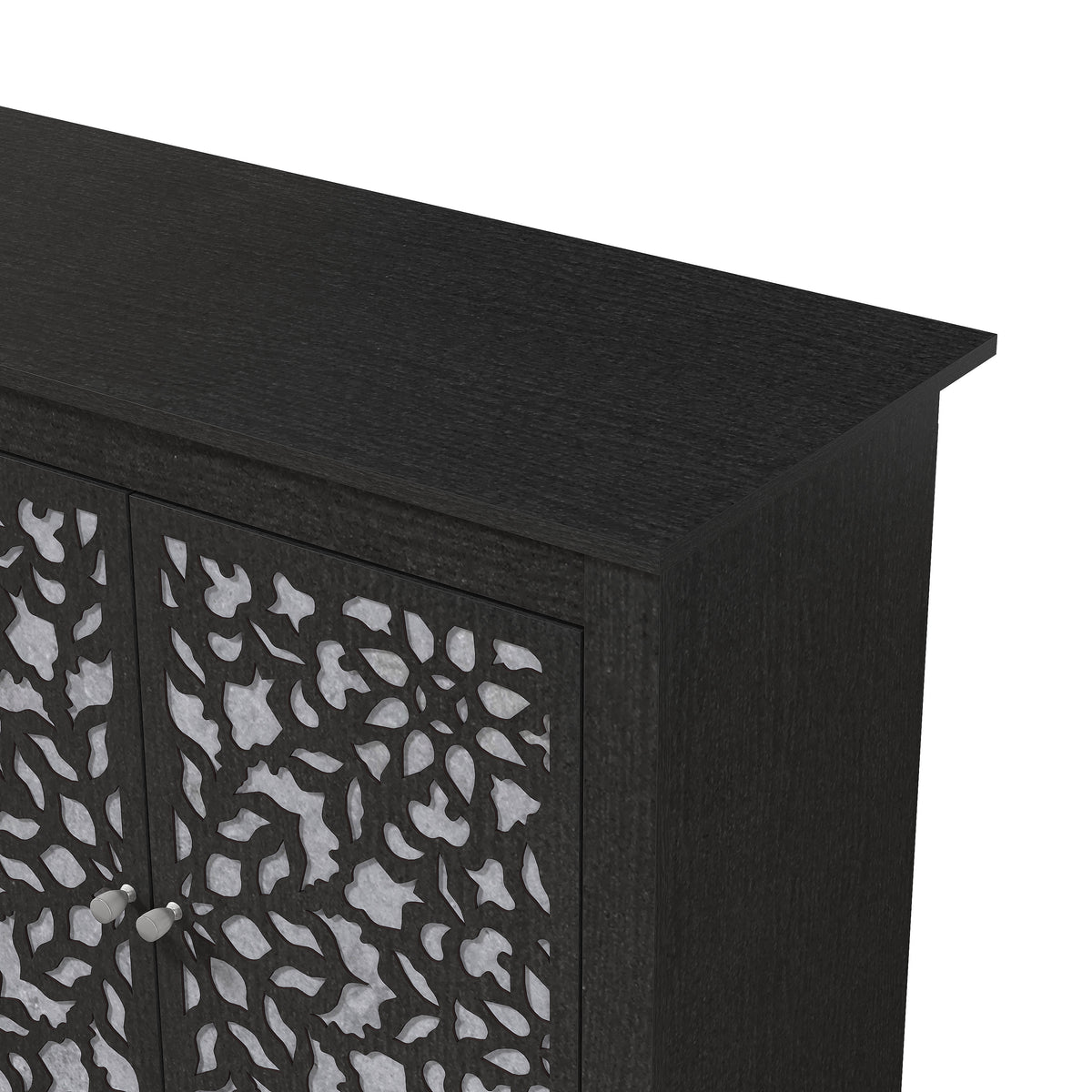 GALANO 58.4" Sideboard with 4 Doors and Adjustable Shelves
