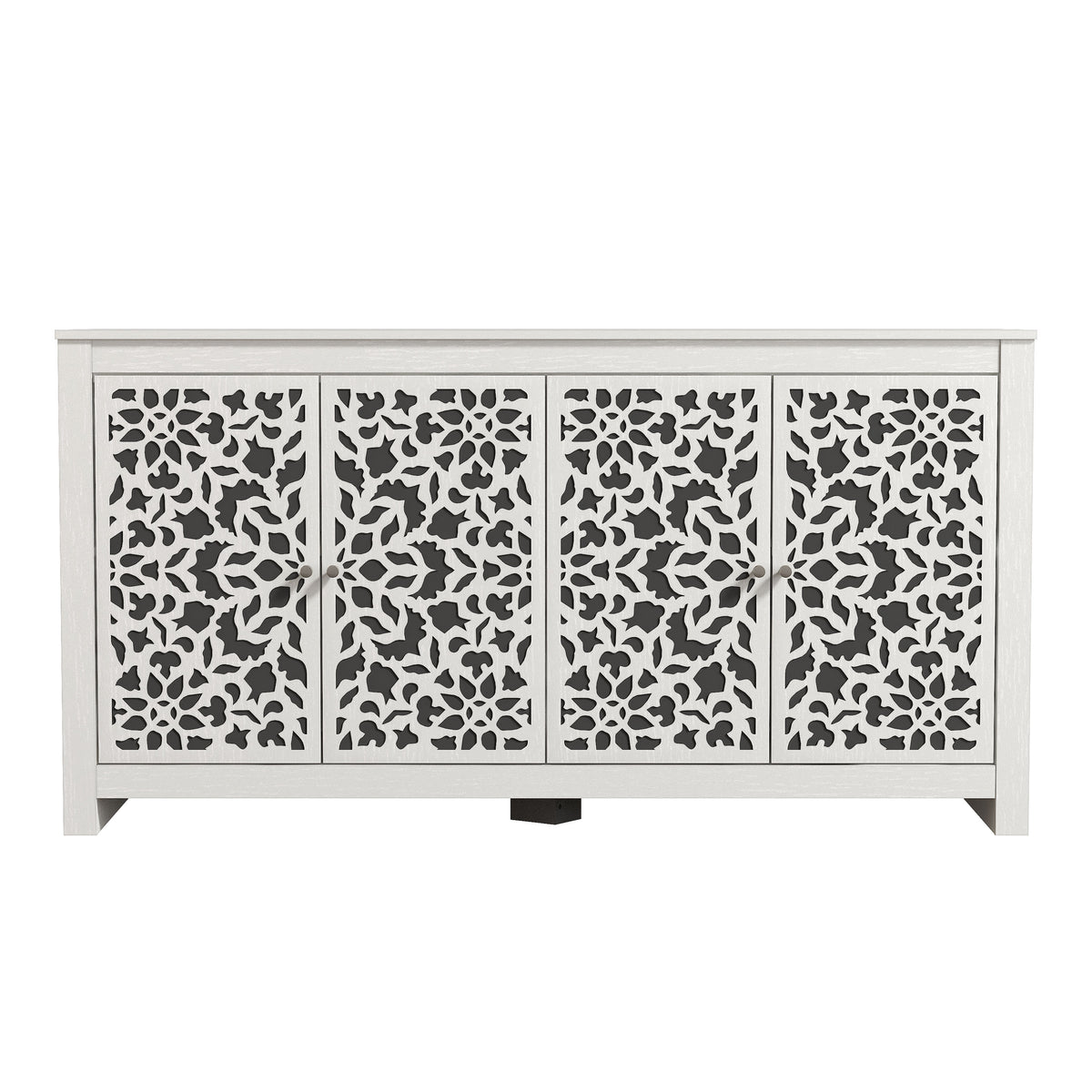 GALANO 58.4" Sideboard with 4 Doors and Adjustable Shelves