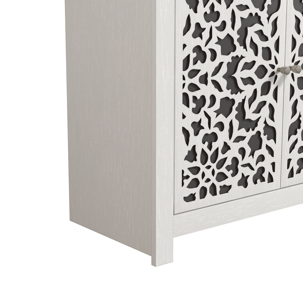 GALANO 58.4" Sideboard with 4 Doors and Adjustable Shelves