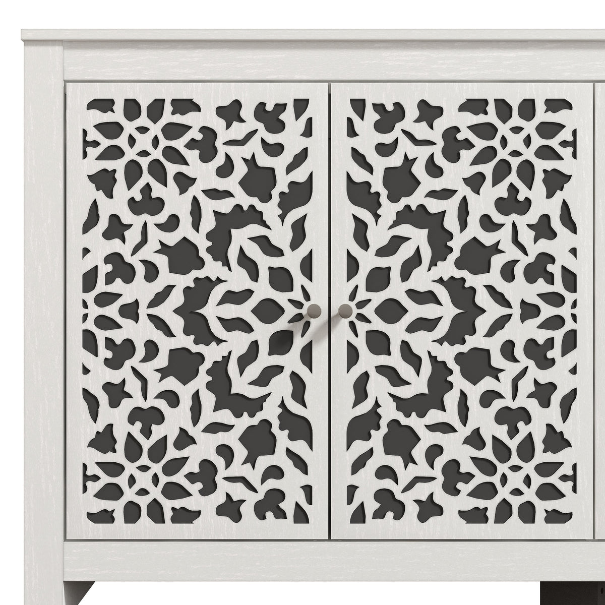 GALANO 58.4" Sideboard with 4 Doors and Adjustable Shelves