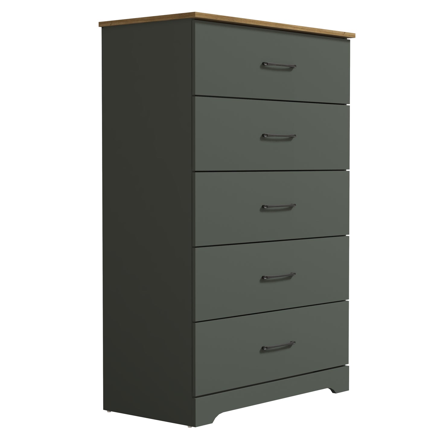 Galano 5-Drawer Dresser with Interlock Safety 31.5" W × 15.6" D × 47.2" H