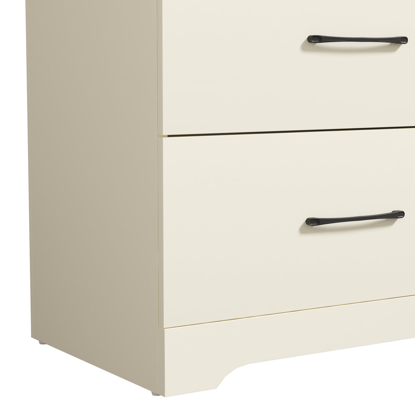 Galano 6 Drawer Dresser with Interlocking Drawers 47" W × 15.5" D × 31.7" H